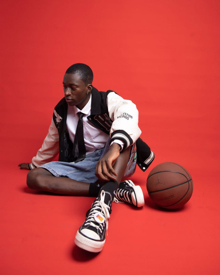 Retro Letterman Jacket view 1